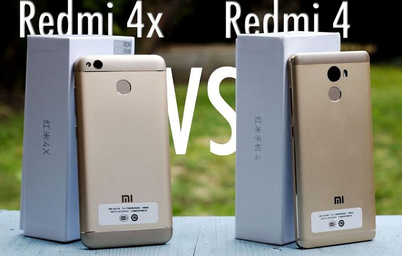 xiaomi redmi 4x vs redmi 4