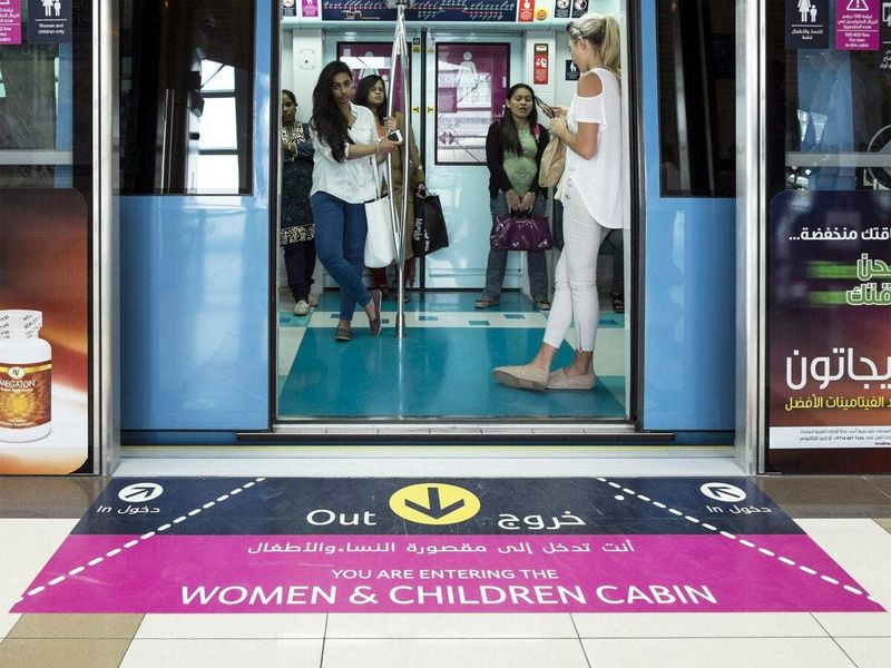 dubai metro women